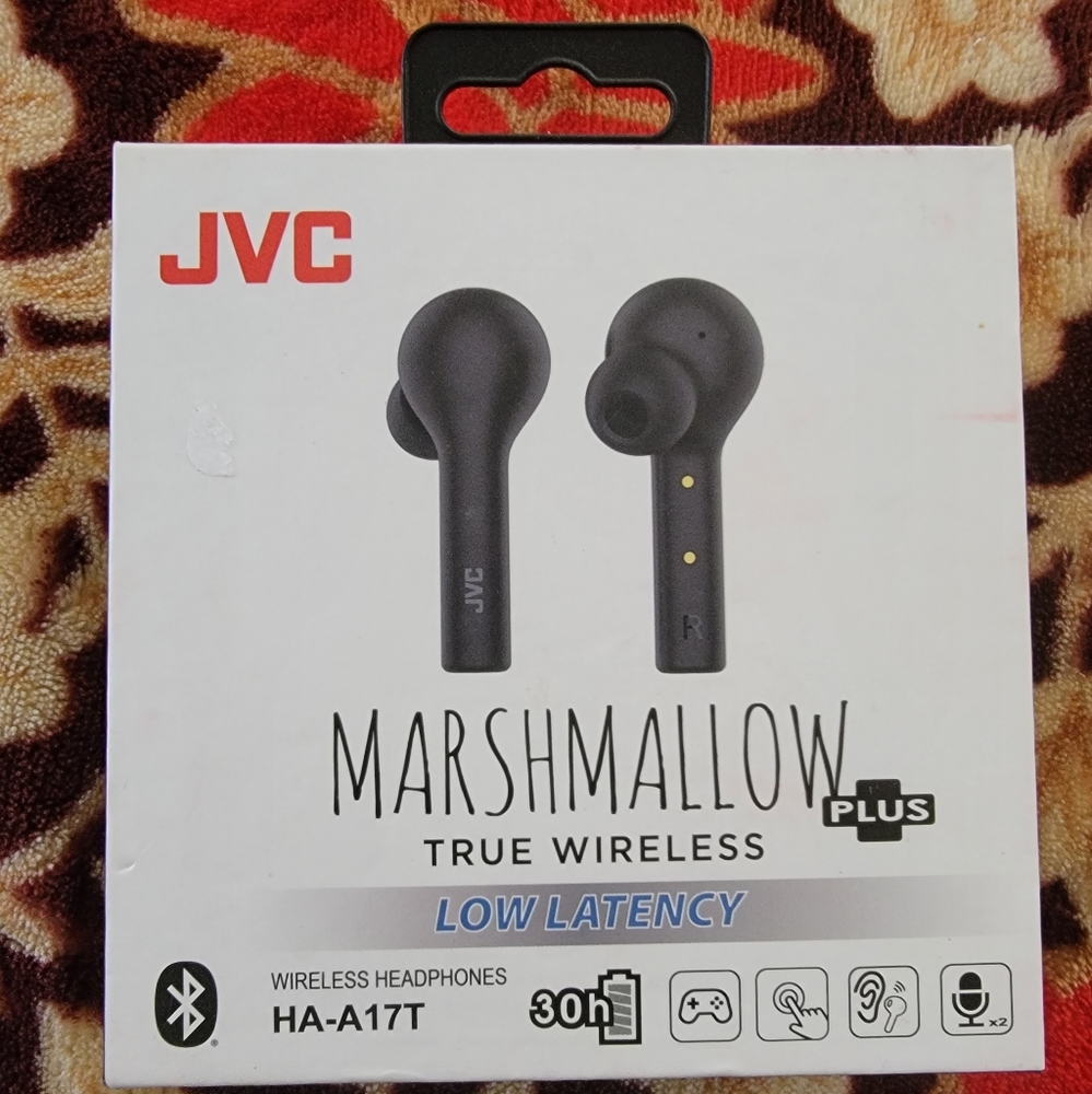 JVC MARSHMALLOW PLUS , TRUE WIRELESS LOW LATENCY MODEL HA-A17T